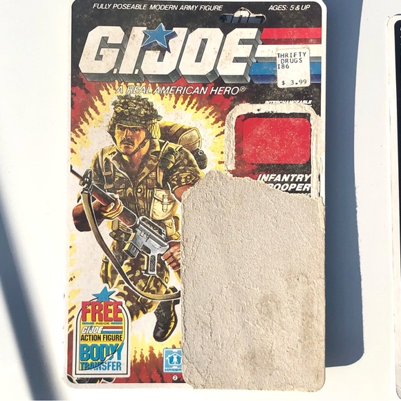 25 Vintage GI Joe Card Backs Uncut (lot of about twenty five) - Picture 16 of 16